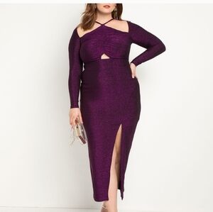 Eliquii Purple gown 22W